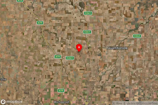 Towaninny,Victoria Satellite Map