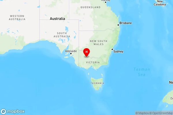 Towaninny South,Victoria Region Map