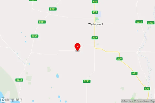 Wycheproof South,Victoria Area Map