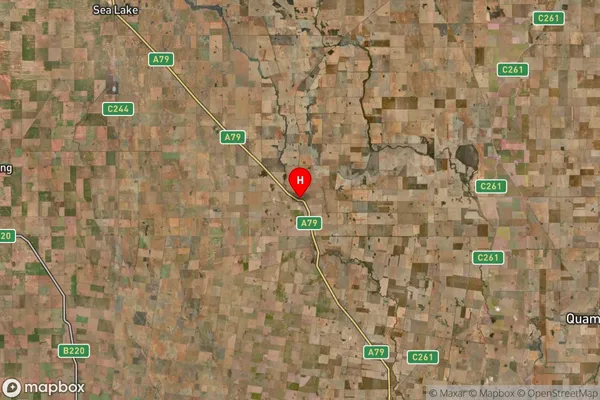 Culgoa,Victoria Satellite Map