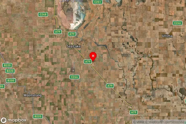 Boigbeat,Victoria Satellite Map