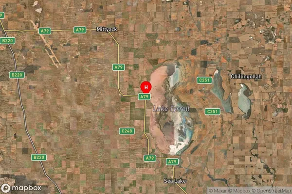 Bimbourie,Victoria Satellite Map