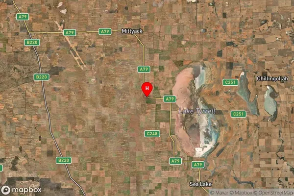 Nandaly,Victoria Satellite Map