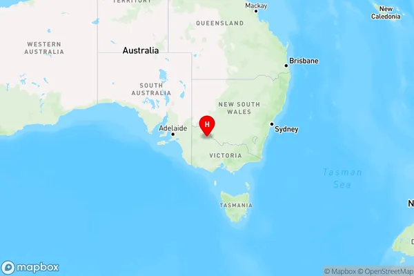 Tyrrell Downs,Victoria Region Map