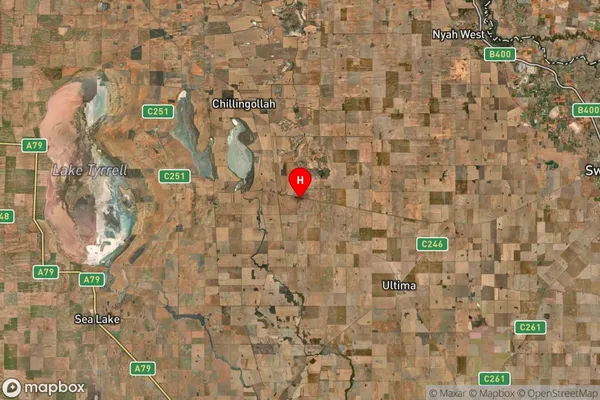 Waitchie,Victoria Satellite Map