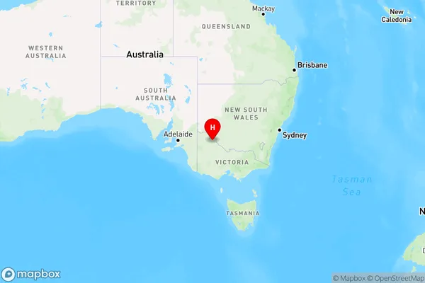 Manangatang,Victoria Region Map