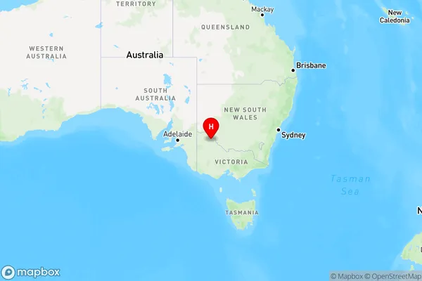 Winnambool,Victoria Region Map