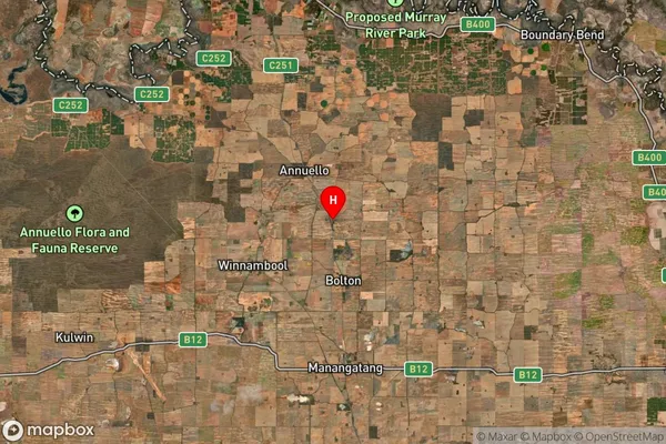 Annuello,Victoria Satellite Map