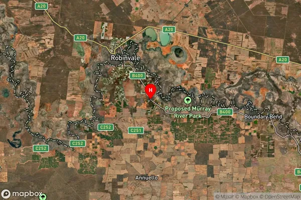 Bannerton,Victoria Satellite Map