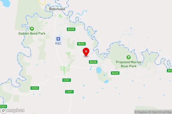 Bannerton,Victoria Area Map