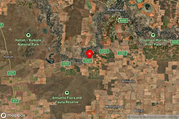 Wemen,Victoria Satellite Map