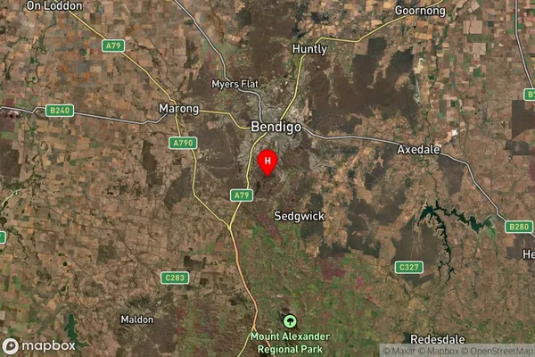 Diamond Hill,Victoria Satellite Map