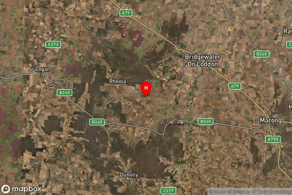 Arnold West,Victoria Satellite Map