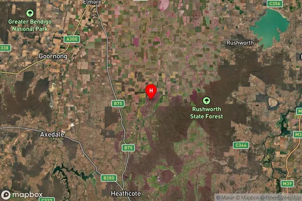 Cornella,Victoria Satellite Map