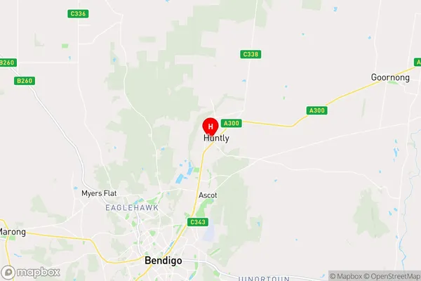 Huntly,Victoria Area Map