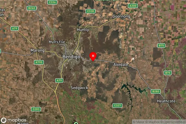 Junortoun,Victoria Satellite Map