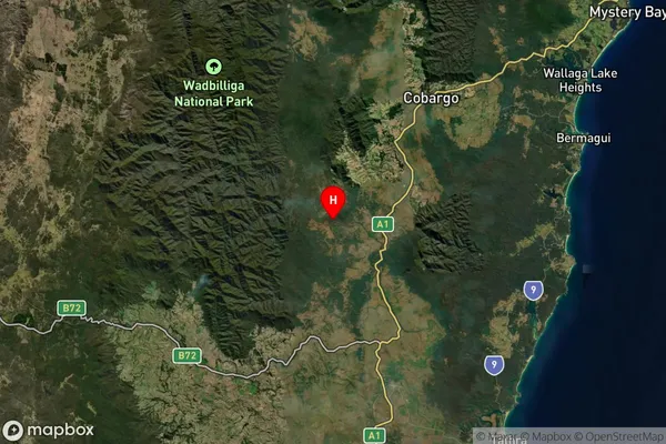 Brogo,New South Wales Satellite Map