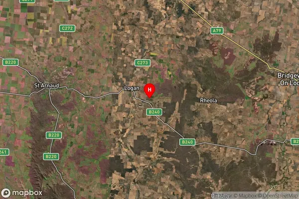 Burkes Flat,Victoria Satellite Map