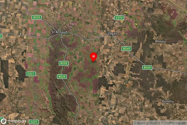 Emu,Victoria Satellite Map