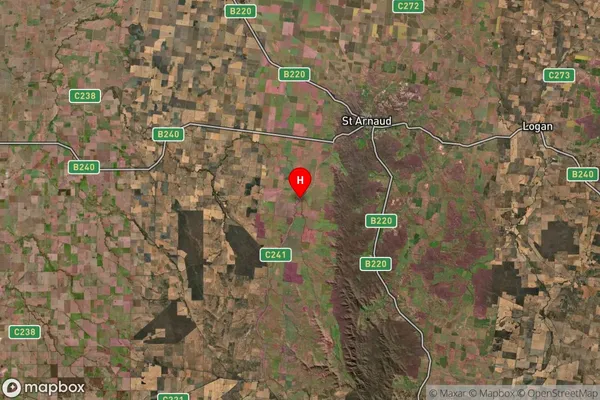 Beazleys Bridge,Victoria Satellite Map