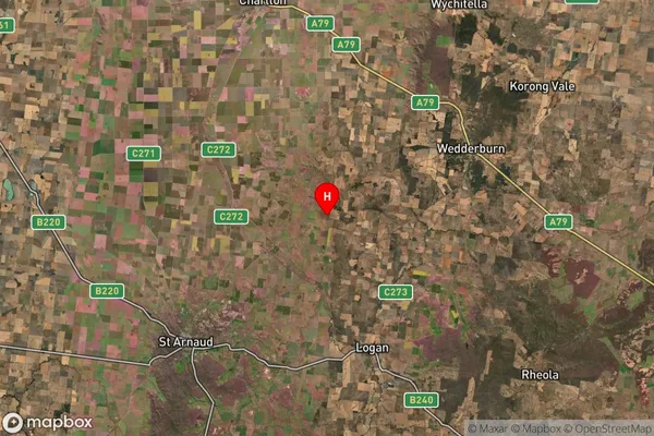 Berrimal West,Victoria Satellite Map