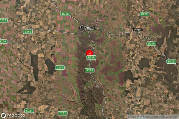 Carapooee West,Victoria Satellite Map