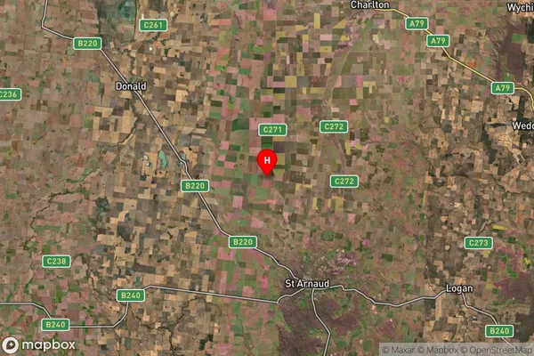 Gooroc,Victoria Satellite Map