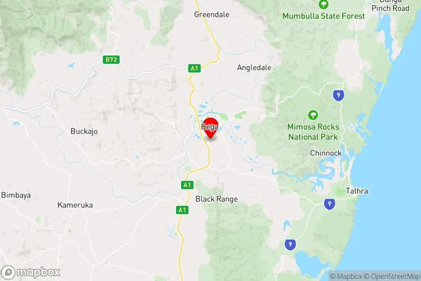 Bunga,New South Wales Area Map