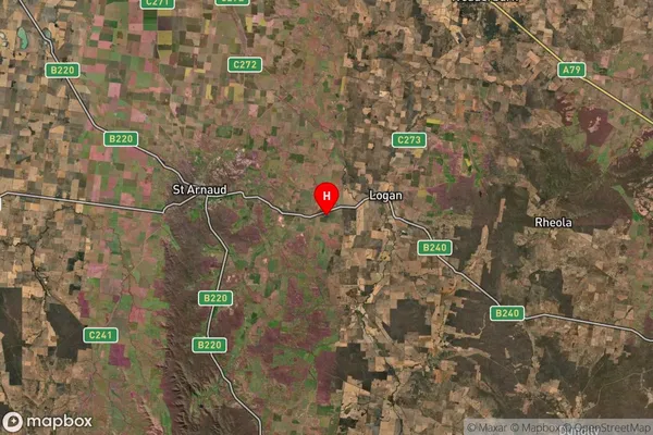 Kooreh,Victoria Satellite Map