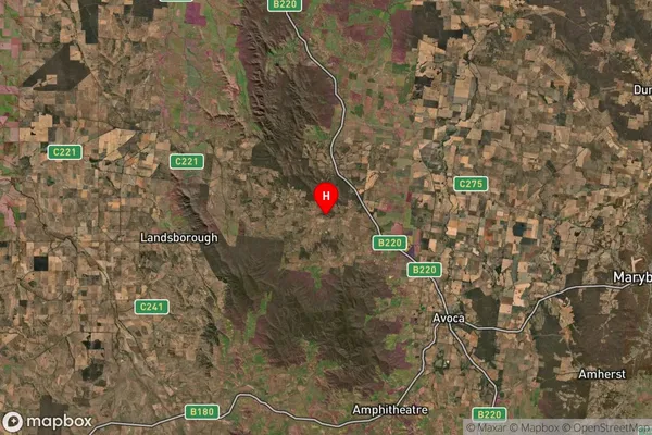 Moonambel,Victoria Satellite Map