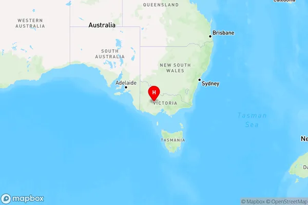 Percydale,Victoria Region Map