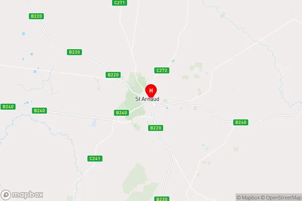 St Arnaud,Victoria Area Map