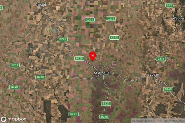 St Arnaud North,Victoria Satellite Map