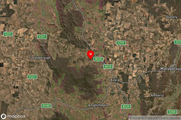 Tanwood,Victoria Satellite Map