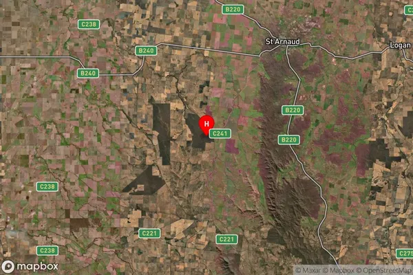 Tottington,Victoria Satellite Map