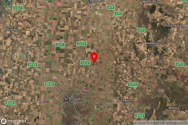 Yawong Hills,Victoria Satellite Map