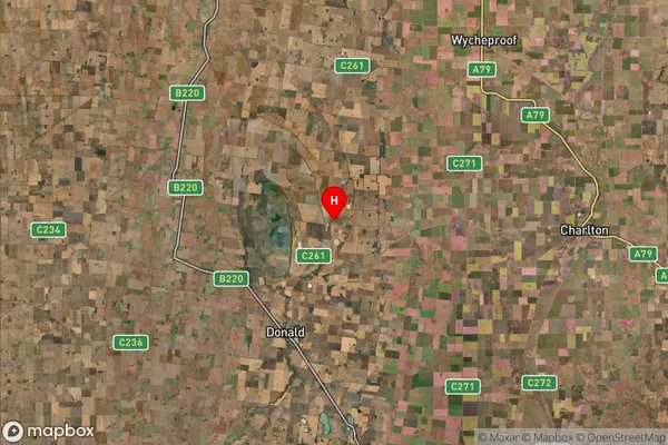 Banyenong,Victoria Satellite Map