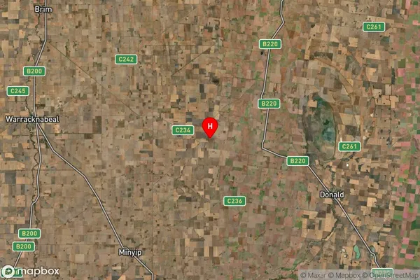 Carron,Victoria Satellite Map