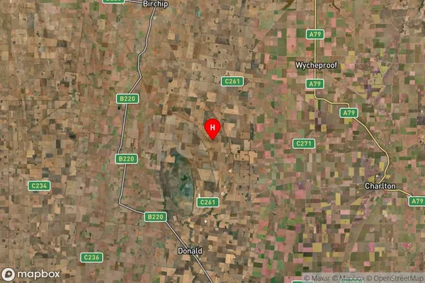 Corack,Victoria Satellite Map