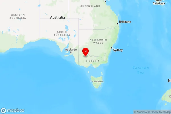 Corack East,Victoria Region Map