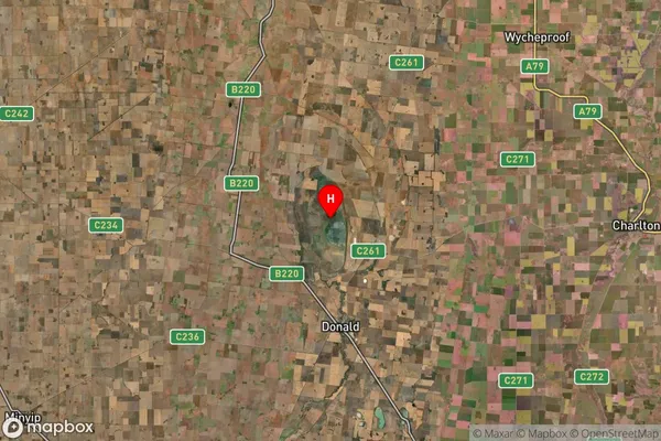 Lake Buloke,Victoria Satellite Map