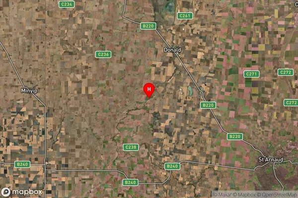 Rich Avon East,Victoria Satellite Map