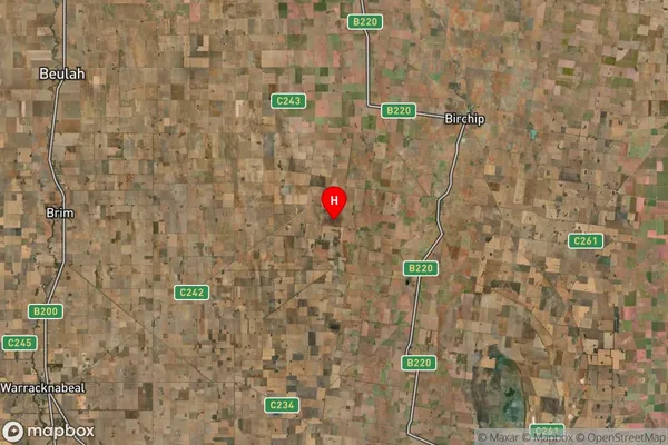 Warmur,Victoria Satellite Map