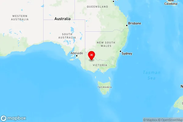 Watchem,Victoria Region Map