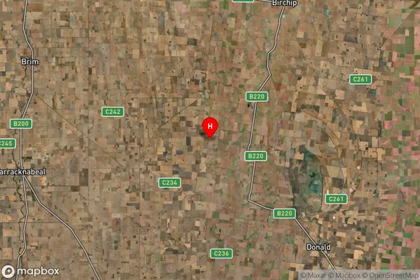 Watchem West,Victoria Satellite Map