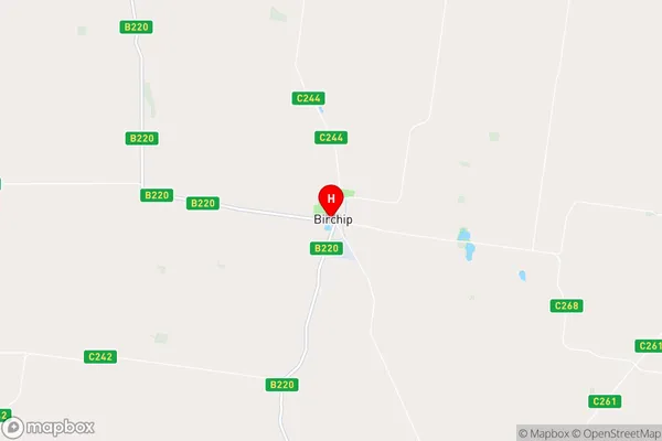 Birchip,Victoria Area Map