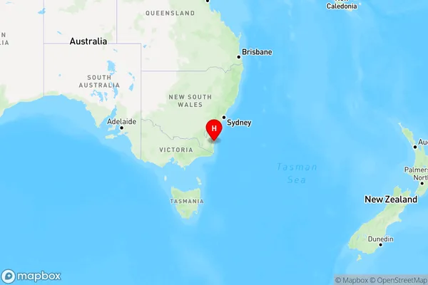 Coolagolite,New South Wales Region Map