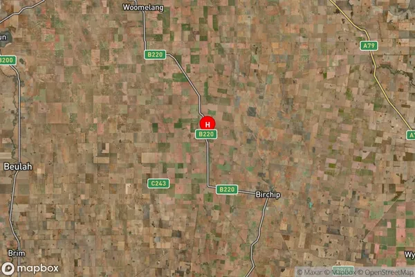 Kinnabulla,Victoria Satellite Map