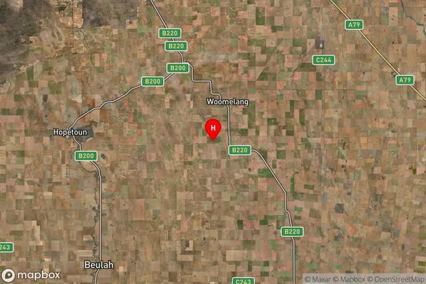 Watchupga,Victoria Satellite Map