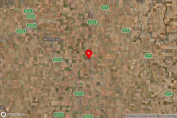 Willangie,Victoria Satellite Map